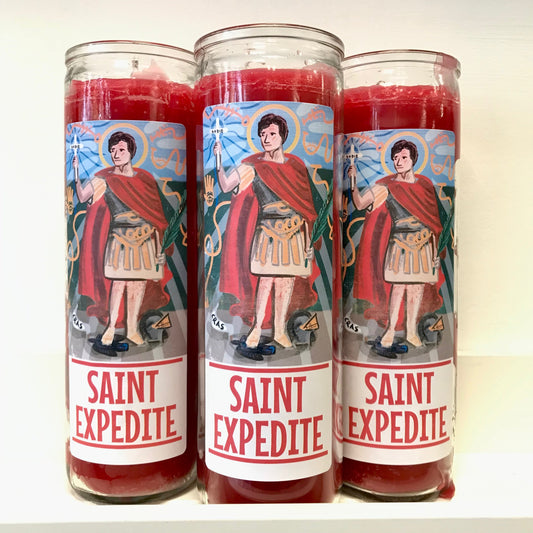 7 Day Candle - Saint Expedito The Hermit's Lamp