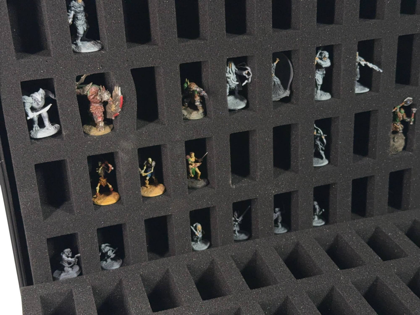 80-Slot EVORETRO Miniature Storage Case with Customizable Foam
