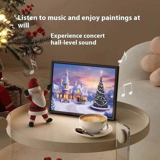 Christmas Luminous Painting Bluetooth speaker integrated gift idea - Velora