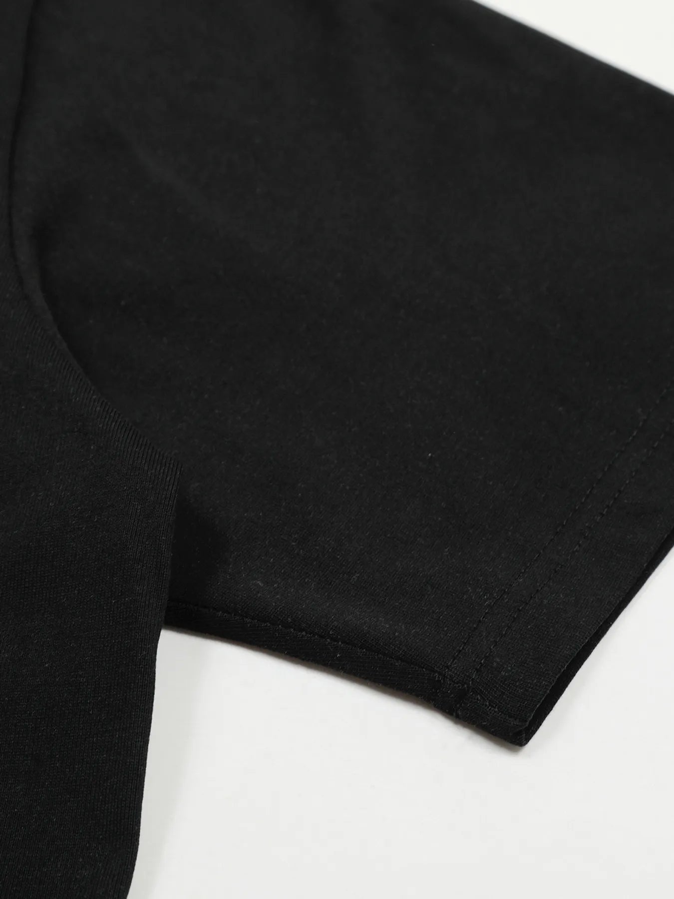 Men's Round Neck Embroidered Letter T-Shirt - Velora