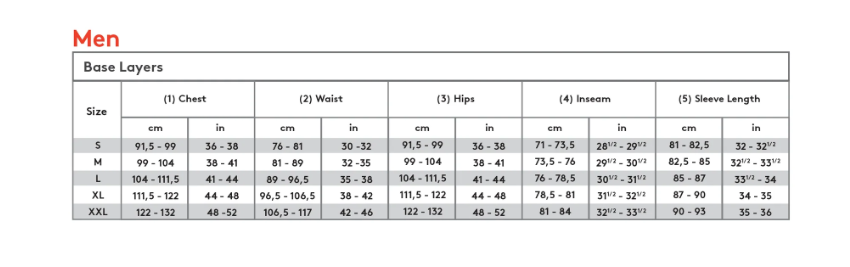 Kombi Men's B2 Merino Blend Bottoms 190g Mid-weight Base Layers Size 2XL - Velora