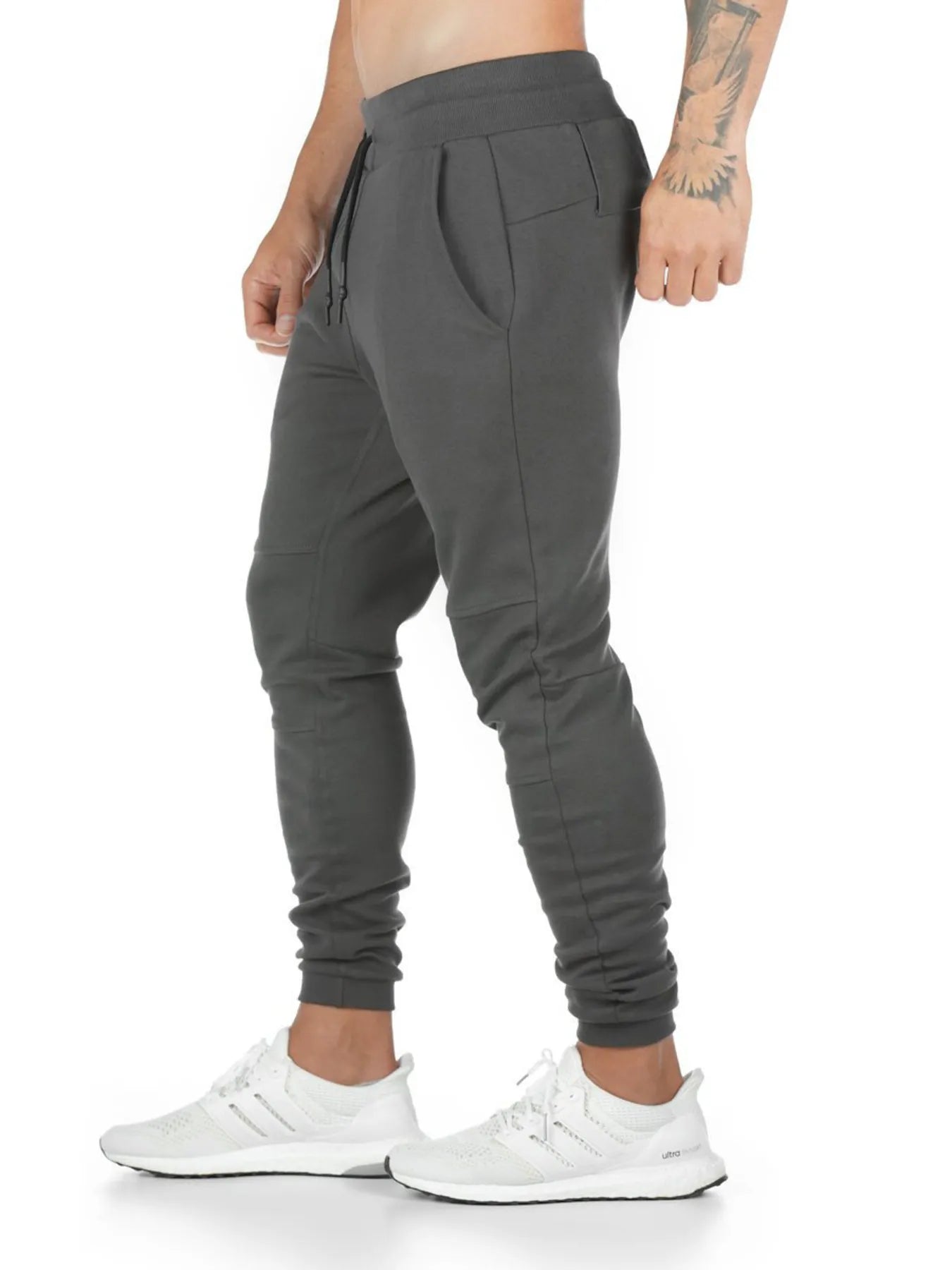 Men's Full Size Jogger Active Pants with Drawstring Plus Size - Velora