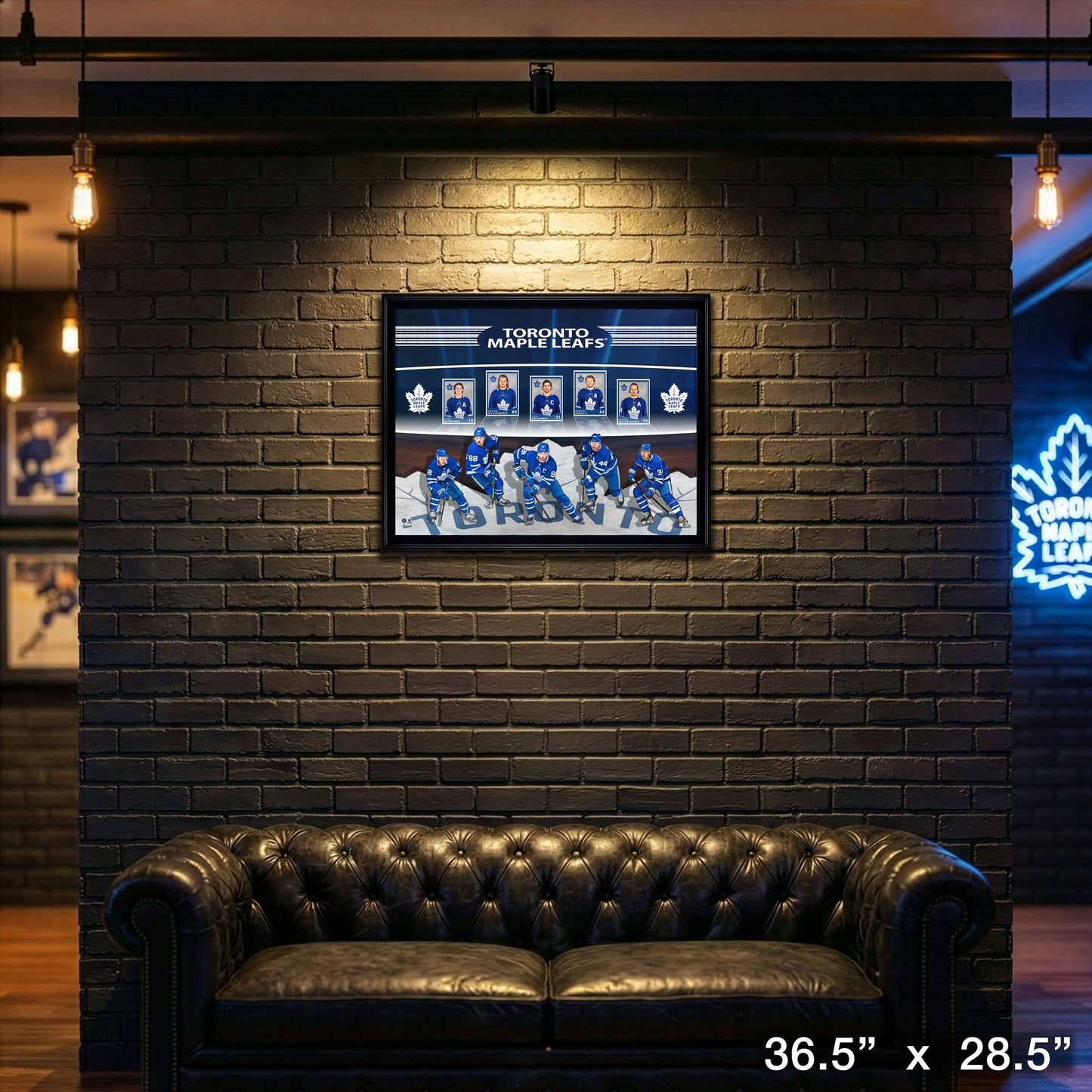 Toronto Maple Leafs Framed Card Collage