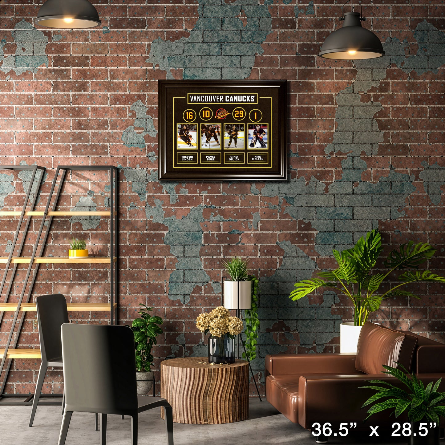 Vancouver Canucks Alumni Player Best of the Best Framed Collage