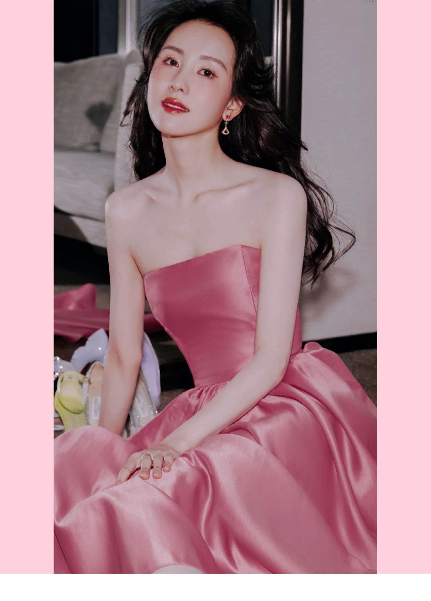 Tube Top Formal Satin Dress - Velora