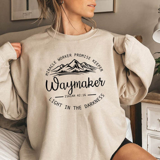 Sweatshirt Christian Crewneck Sweatshirts Bible Ver - Velora