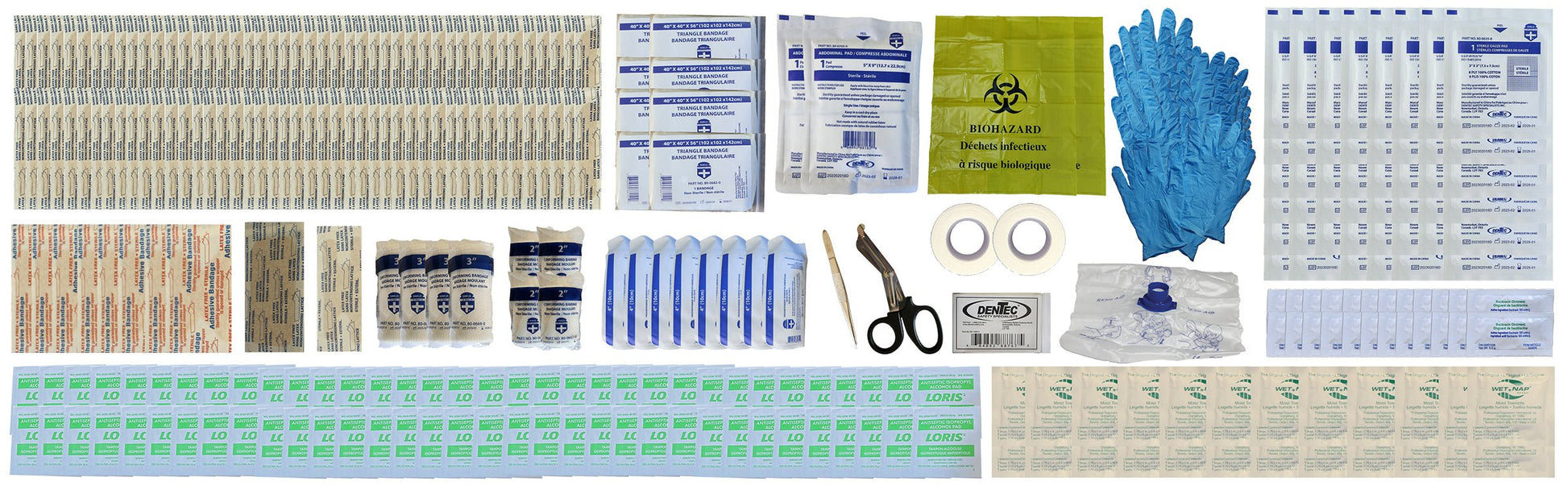 CSA Z1220 - 17 TYPE 2 LARGE FIRST AID KIT(51-100 Workers), Plastic Box - Velora Luxury Fashion