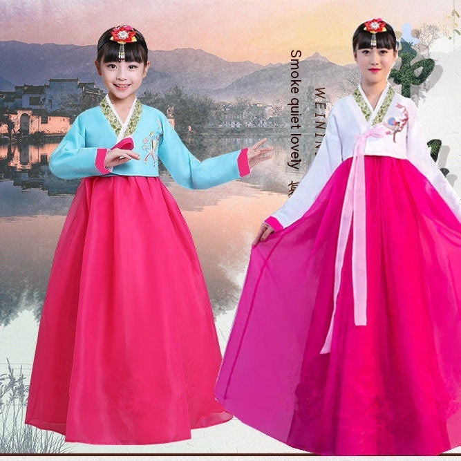 Clothing Korean Photography Children's Minority Performance Girls Dance Costume Hanbok