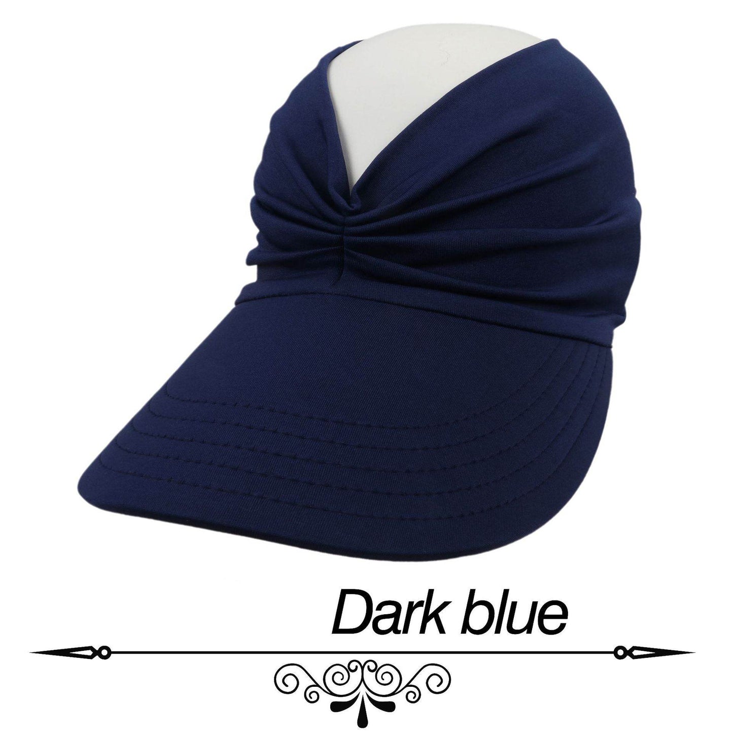 Summer Beach Visor Sun Hat for women Cross-border Spring Open Top UV protection Visor Hat - Velora