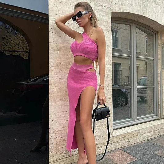 2pcs skirt set for women y2k Bodycon skirt suit - Velora