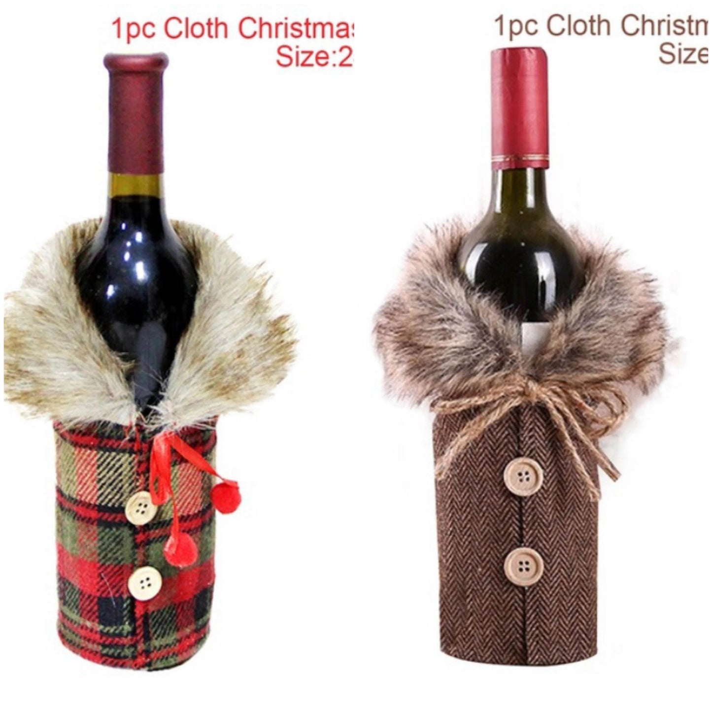 Christmas Decorations Christmas Wine Bottle Socks - Velora