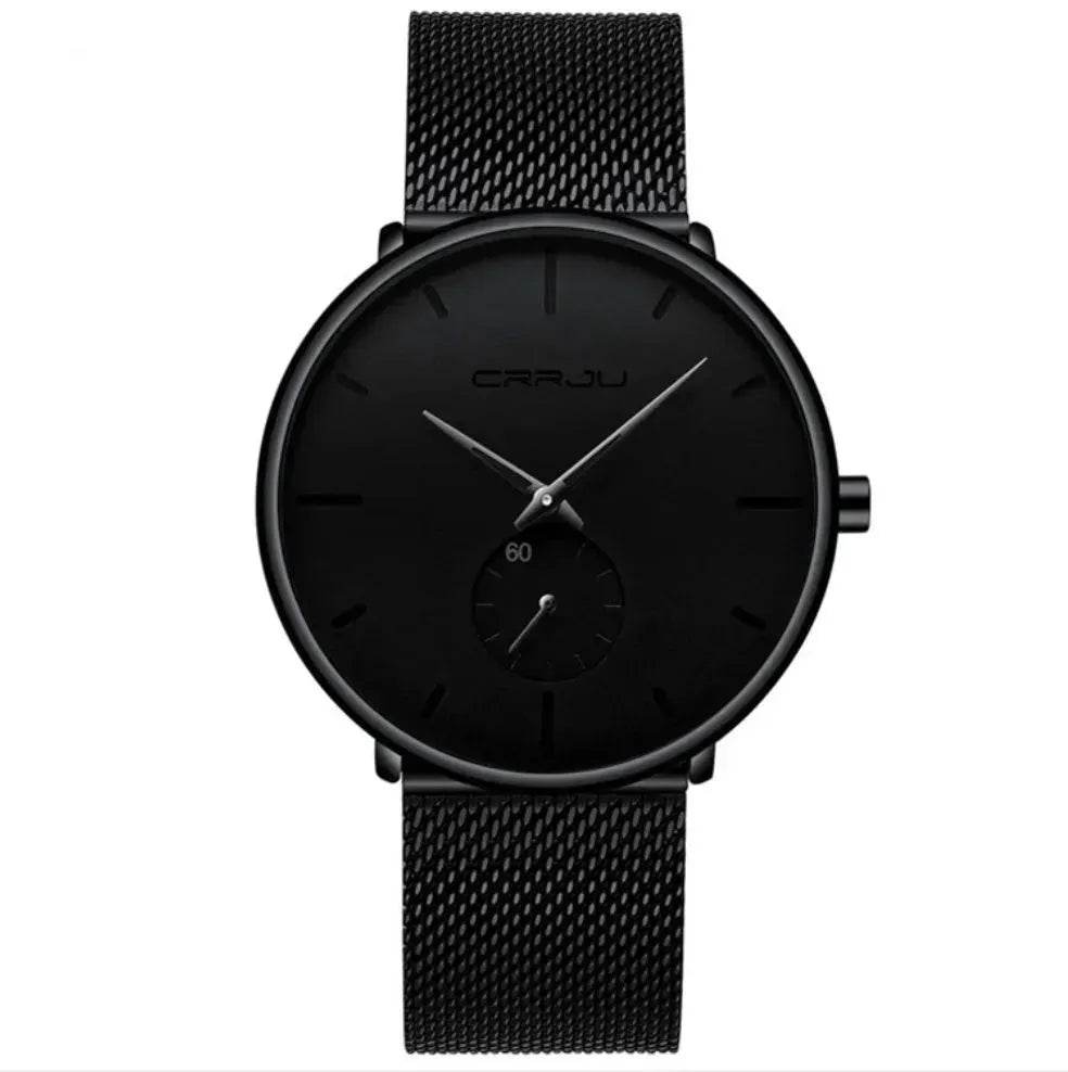 Simple ultra-thin watch round mesh belt watch - Velora