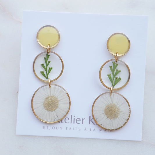 Boucles d'oreilles trio - rond - Velora