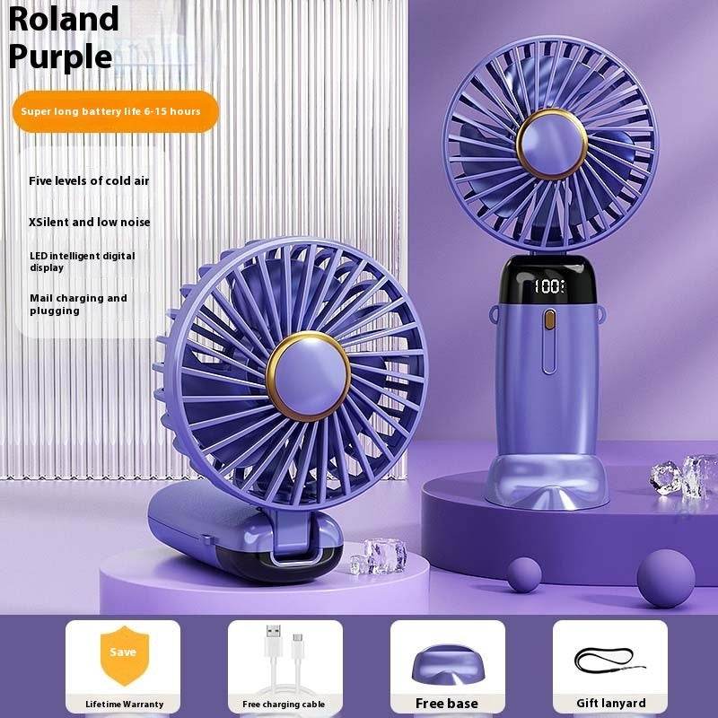 Handheld Usb Mini Portable Folding Aromatherapy Fan - Velora