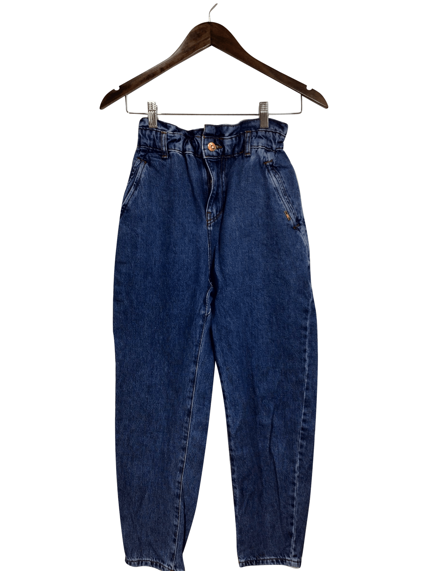 ZARA Regular fit Straight-legged Jeans in Blue - 0 - Velora