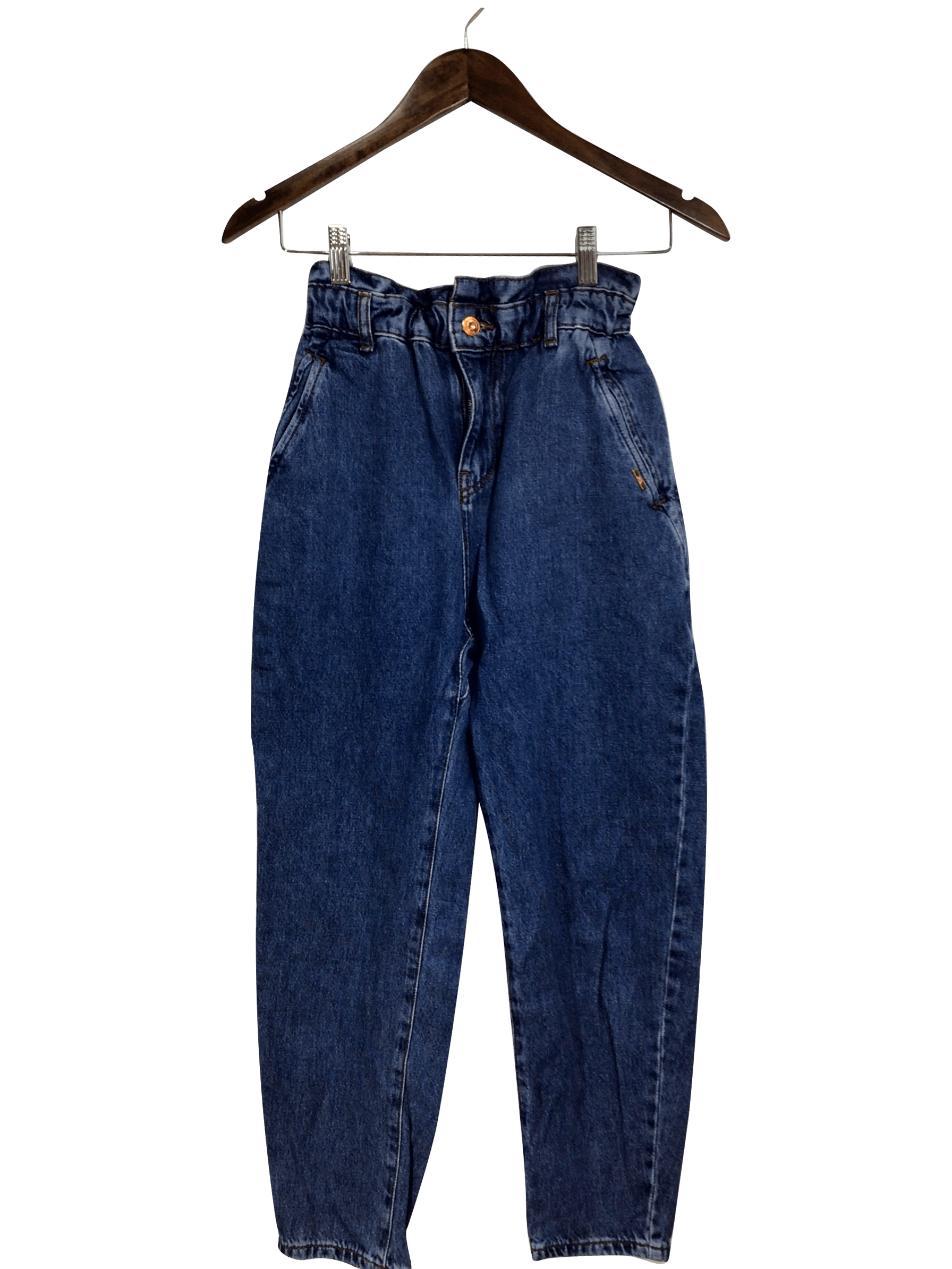 ZARA Regular fit Straight-legged Jeans in Blue - 0 - Velora