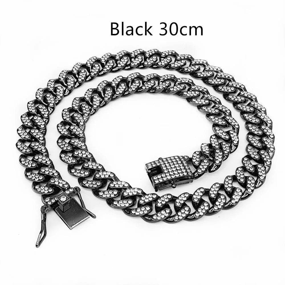 Zinc Alloy Wide Hip Hop Cuban Link Chain Necklace - Velora
