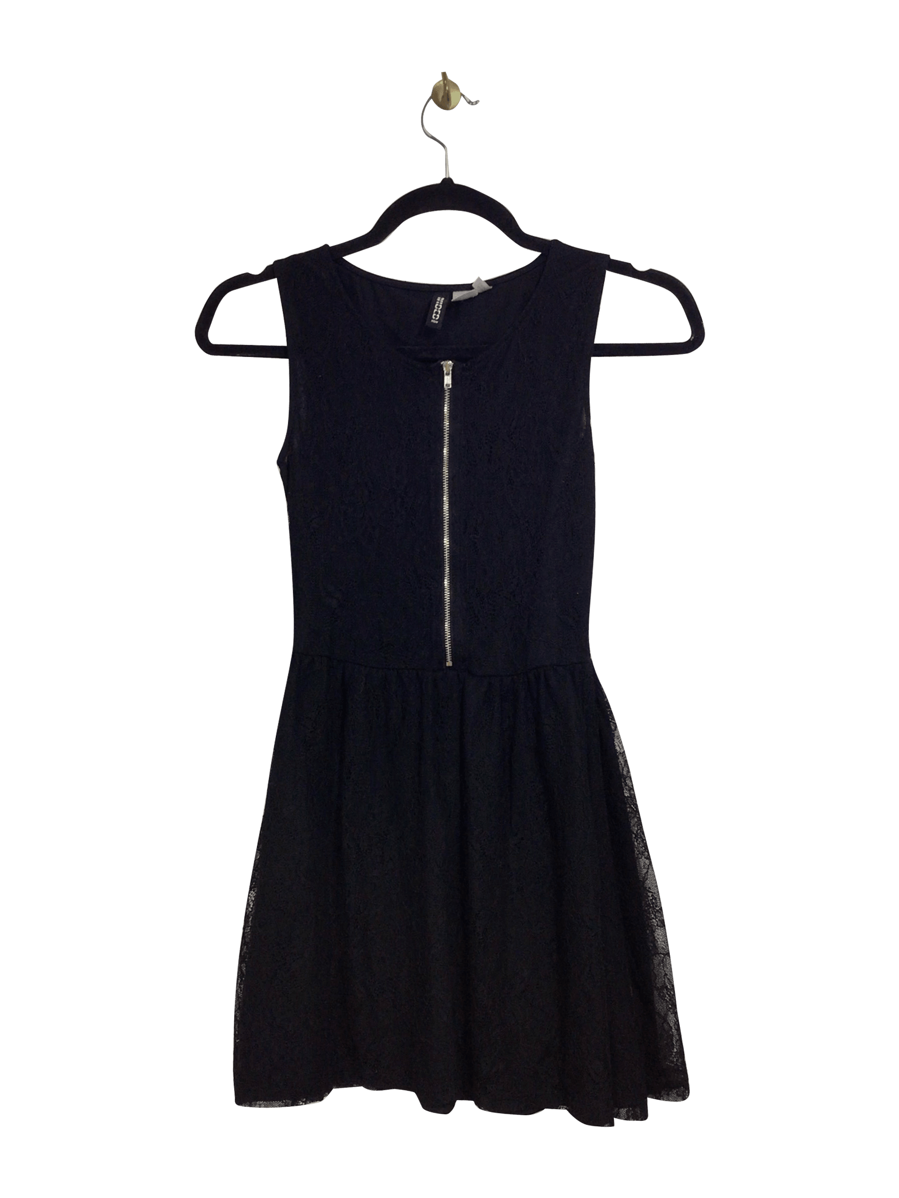 H&M Regular fit Shift Dress in Black - XS - Velora