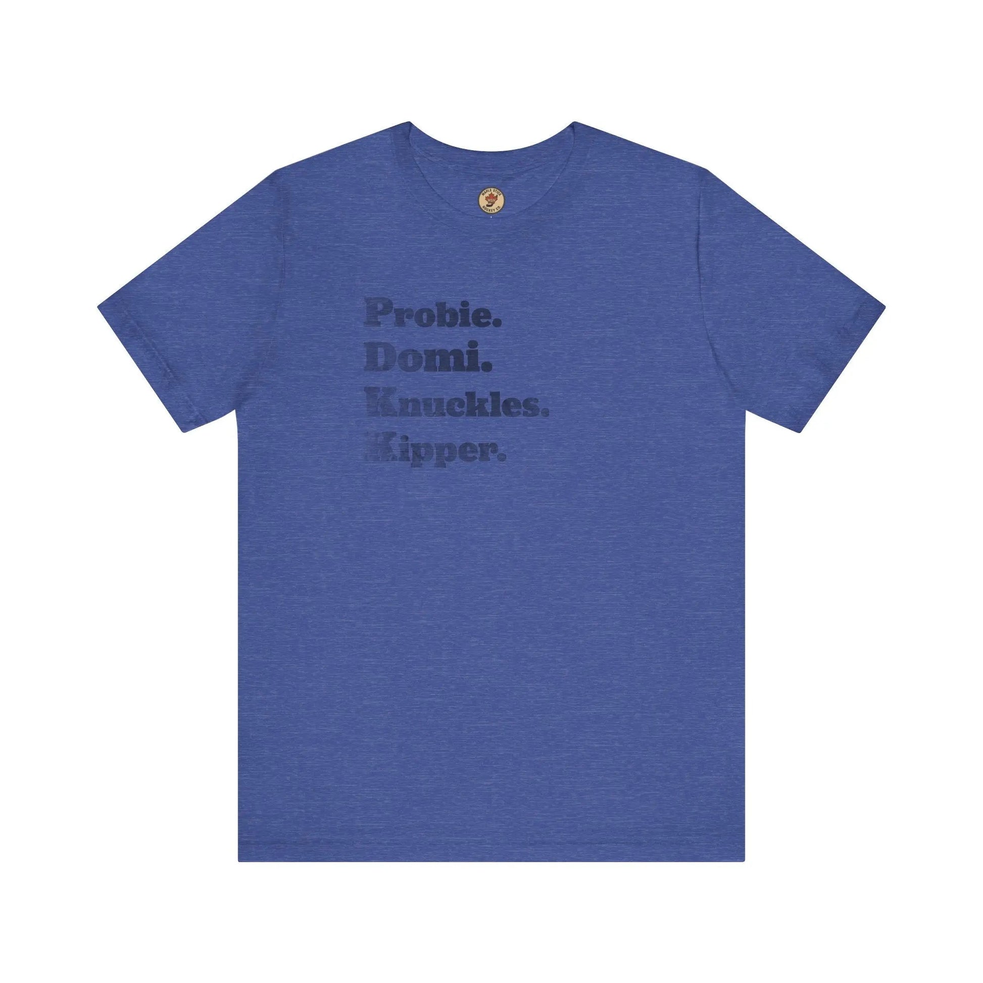 Probie Domi Knuckles Kipper T-Shirt - NHL Hockey Fighters - Maple Stick Hockey Co. - True Fan Maple Stick Hockey Co.