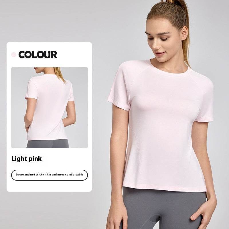 Spring And Summer Outdoor Running Training Short sleeve Workout top - Velora