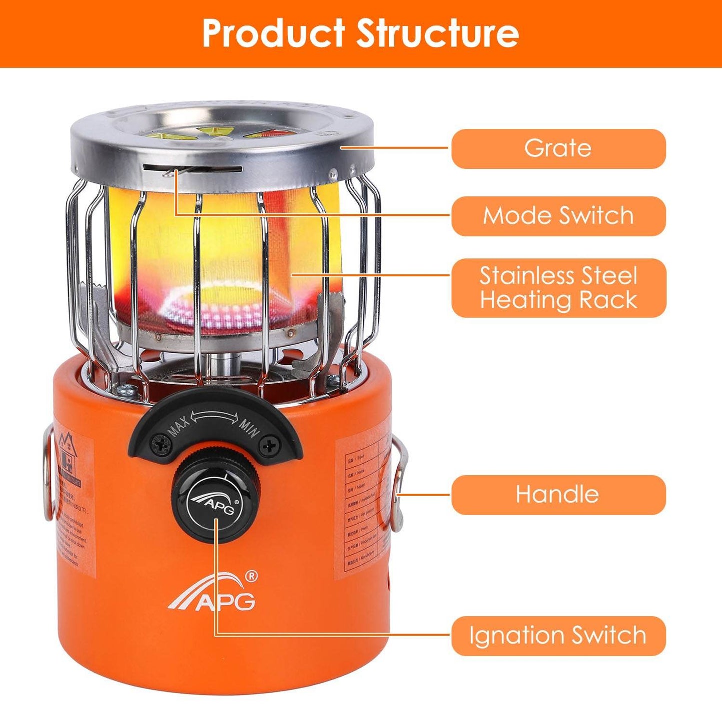 Portable Hiking Camping Outdoor Cooking Gas stove - Velora
