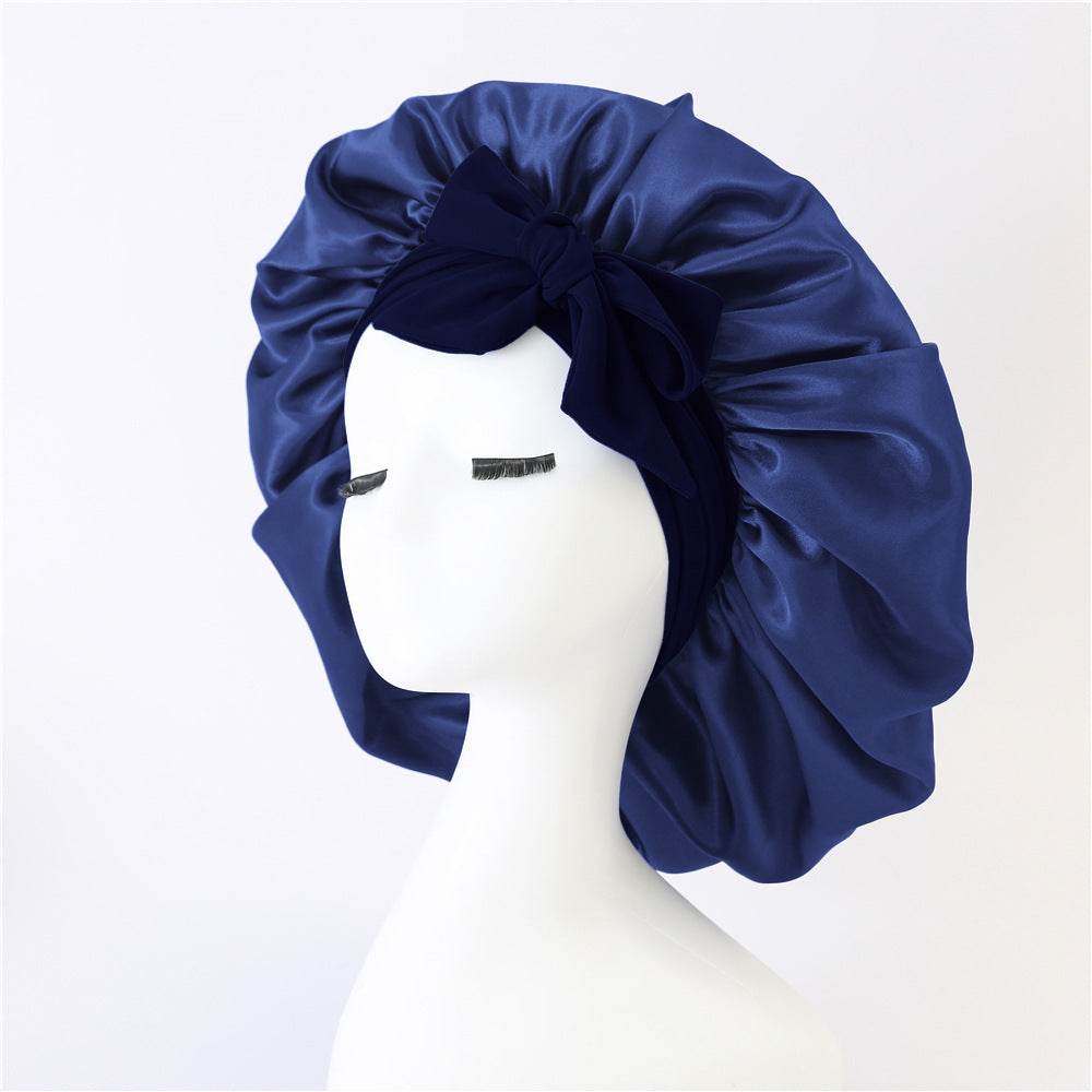 Silk Hair Bonnet For Sleeping Satin bonnet for curly hair - Velora