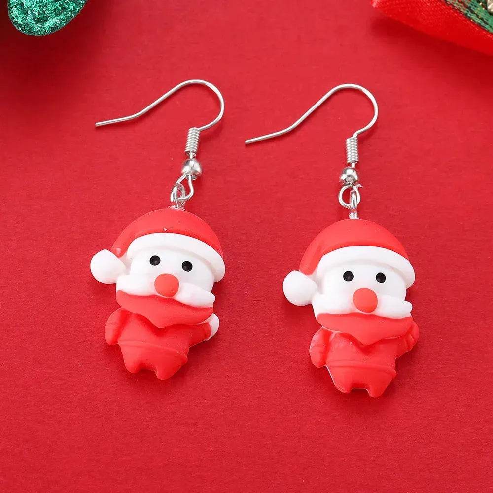 Creative Cartoon Christmas Earrings Fashion - Velora
