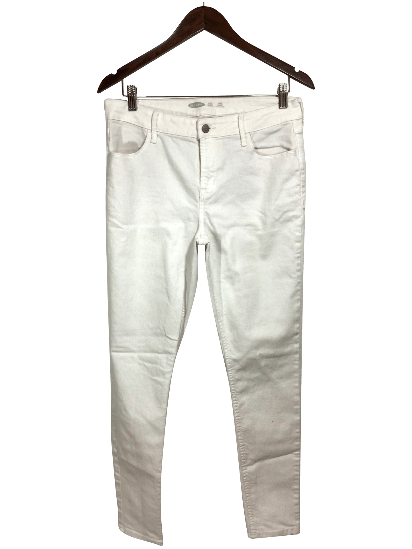 OLD NAVY Regular fit Straight-legged Jeans in White - 12 - Velora