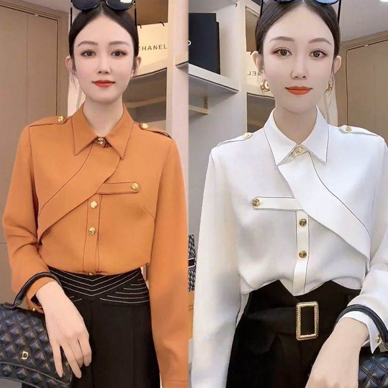 Luxury Professional Business Cooperate Office blouse shirt for women - Velora