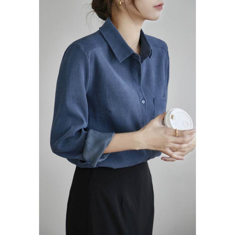New Autumn And Winter Bandage Dress Shirt For Women - Velora
