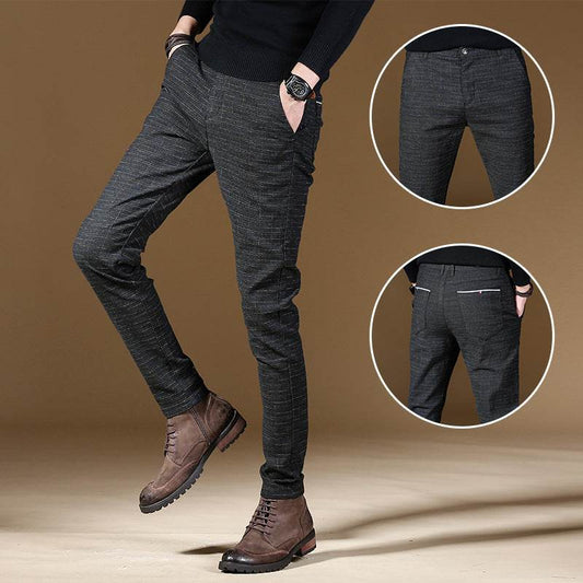 Fashion High Quality Men Spring Autumn Slim fit straight Trouser - Velora