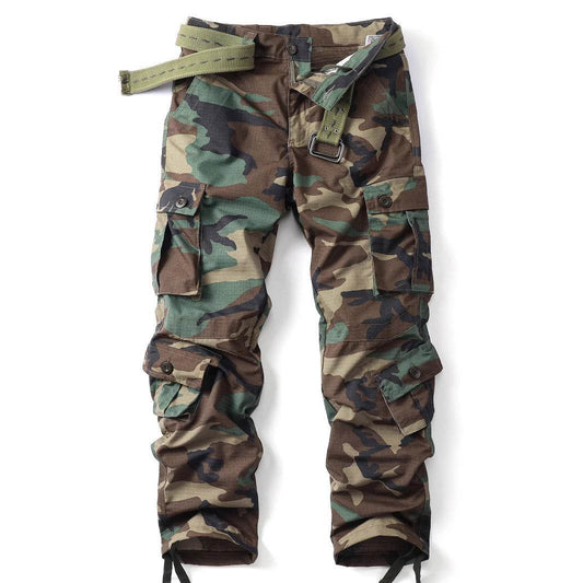 Military Camouflaged Men Tactical Mountain Cargo Pant Trousers - Velora