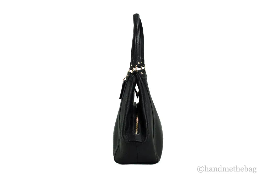 Coach (C6231) Kristy Medium Black Pebbled Leather Shoulder Bag Handbag