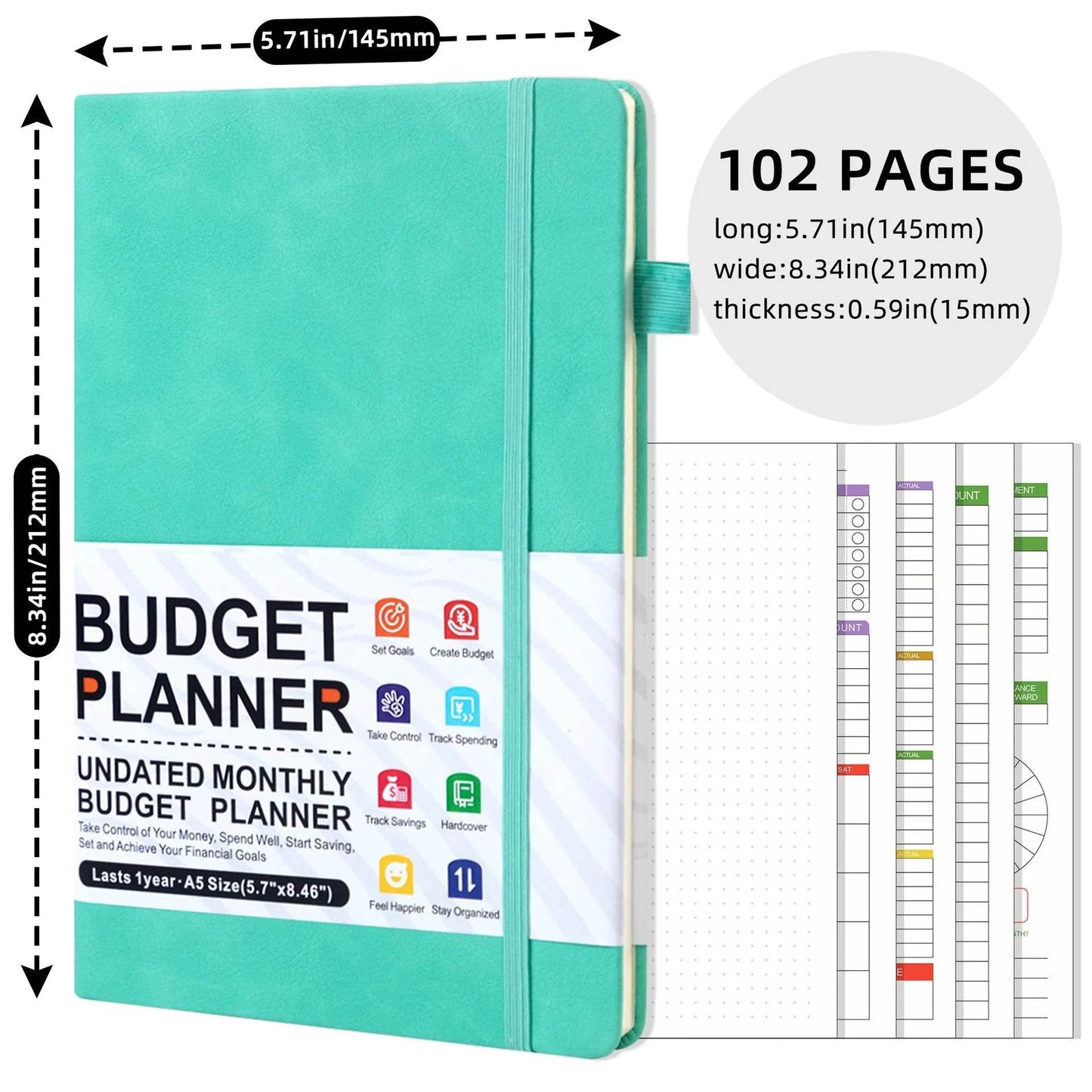 Amazon A May Plan Cash Budget Planner Week Plan English Foreign Trade Notebook - Velora