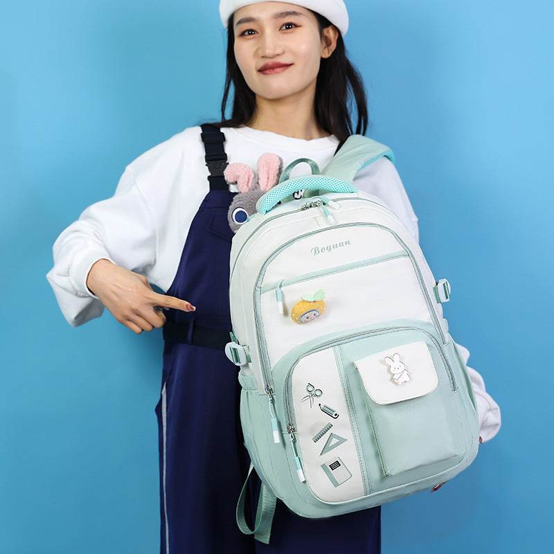 Large Capacity School Girls backpack Student School Bag - Velora