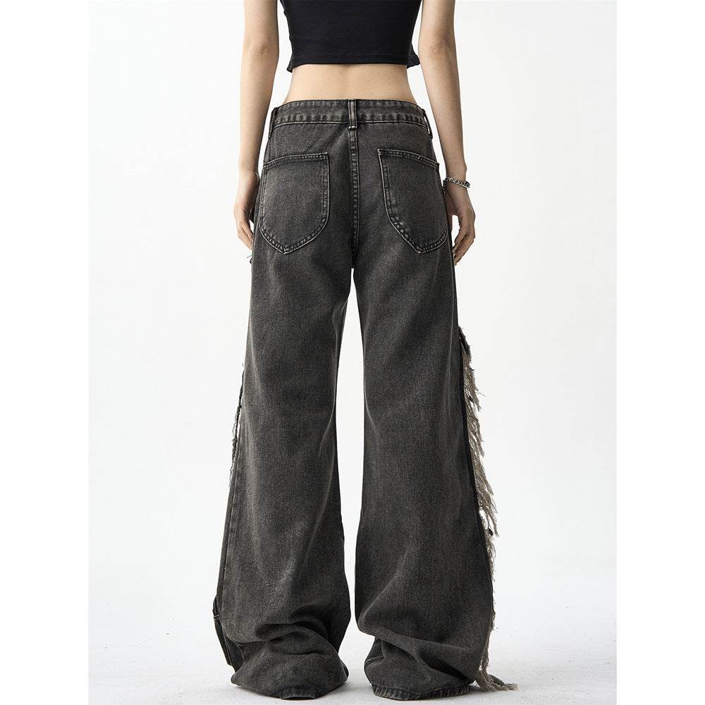 American Street Niche Oversized jeans Cargo pants for women - Velora