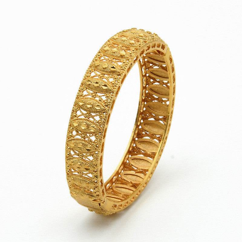 India Nigeria Women's Wedding Sand Gold Bracelet - Velora