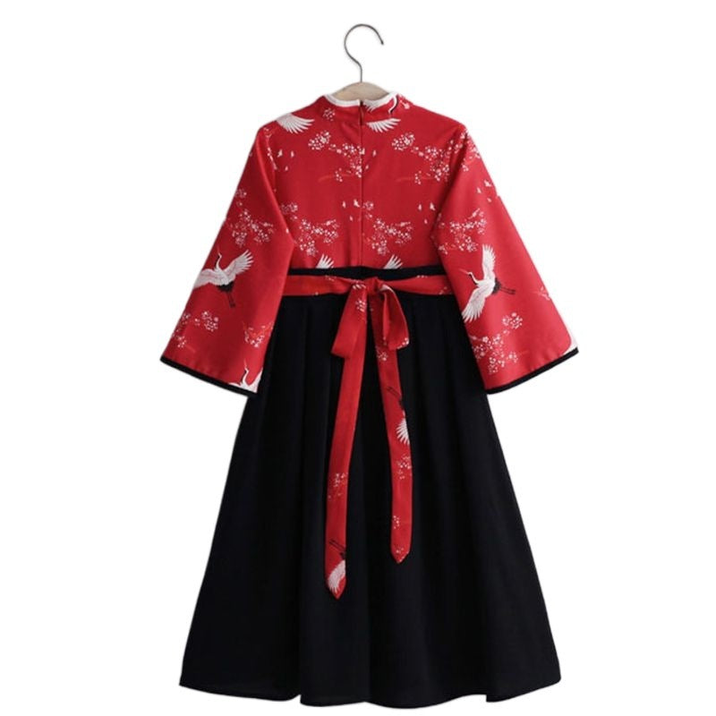 Hanfu Confucian Skirt Autumn Chinese Style Children's Clothing