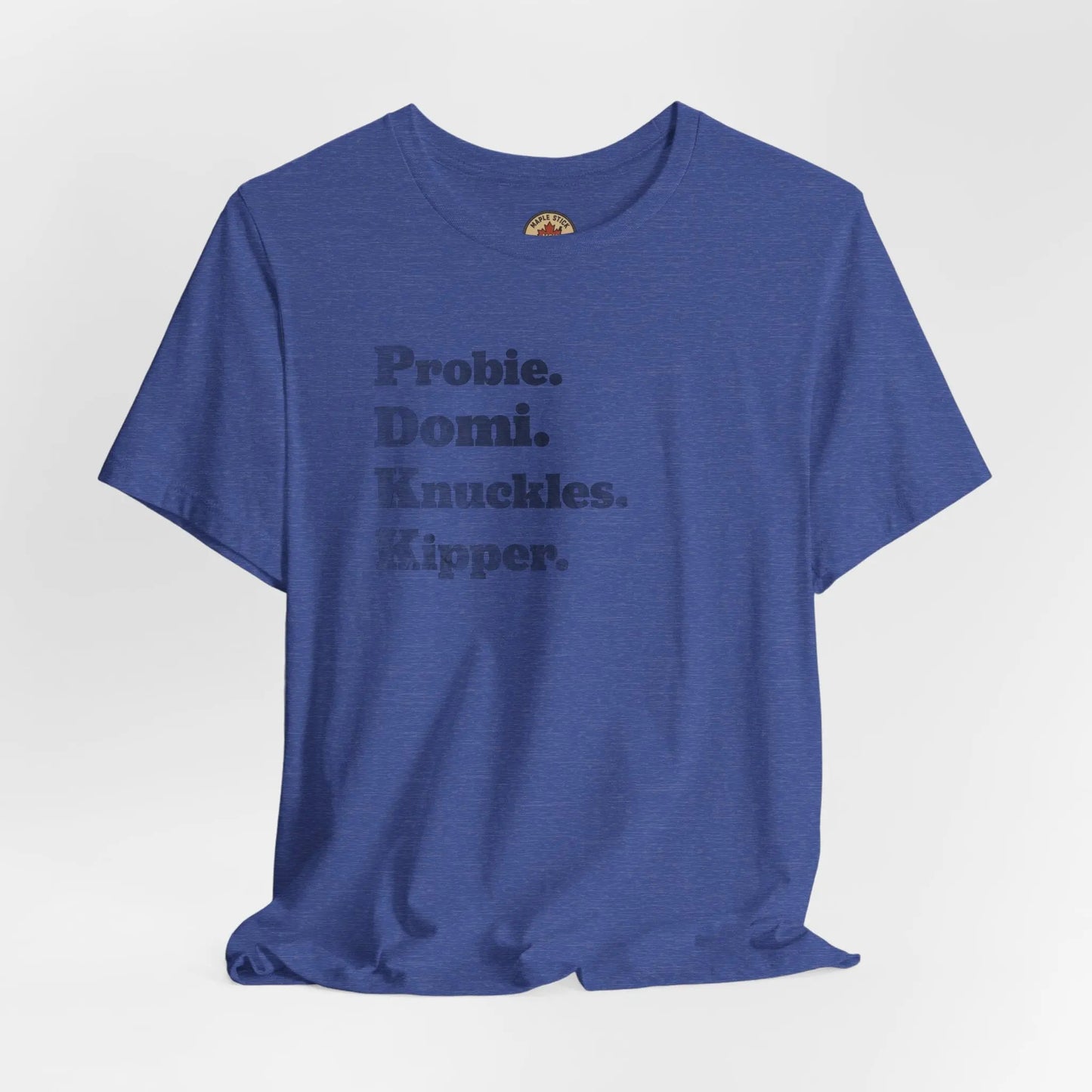 Probie Domi Knuckles Kipper T-Shirt - NHL Hockey Fighters - Maple Stick Hockey Co. - True Fan Maple Stick Hockey Co.