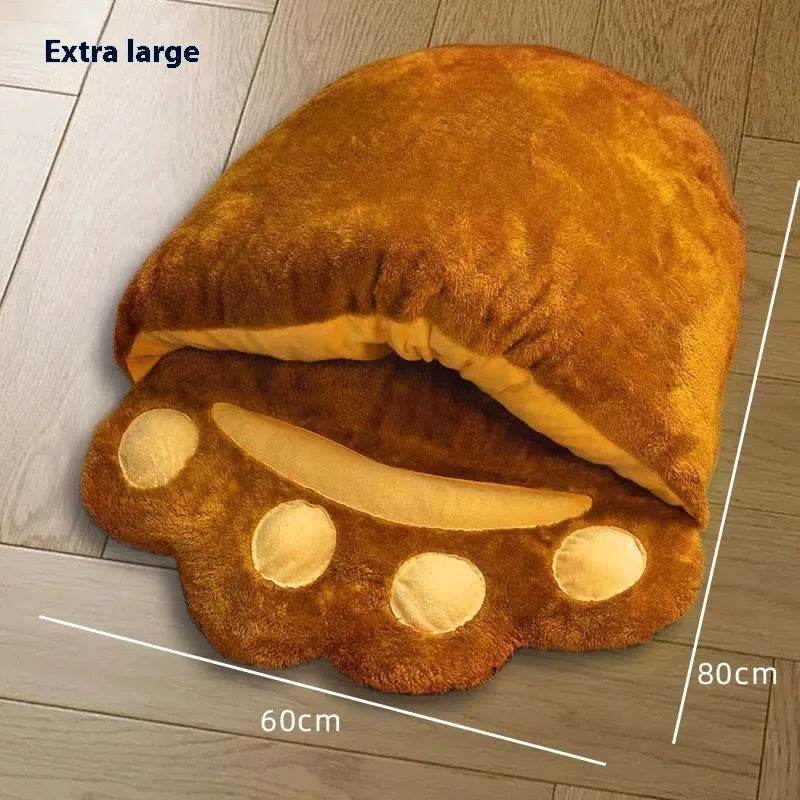 Winter Warm Thickened House Semi-closed Cat Nest - Velora