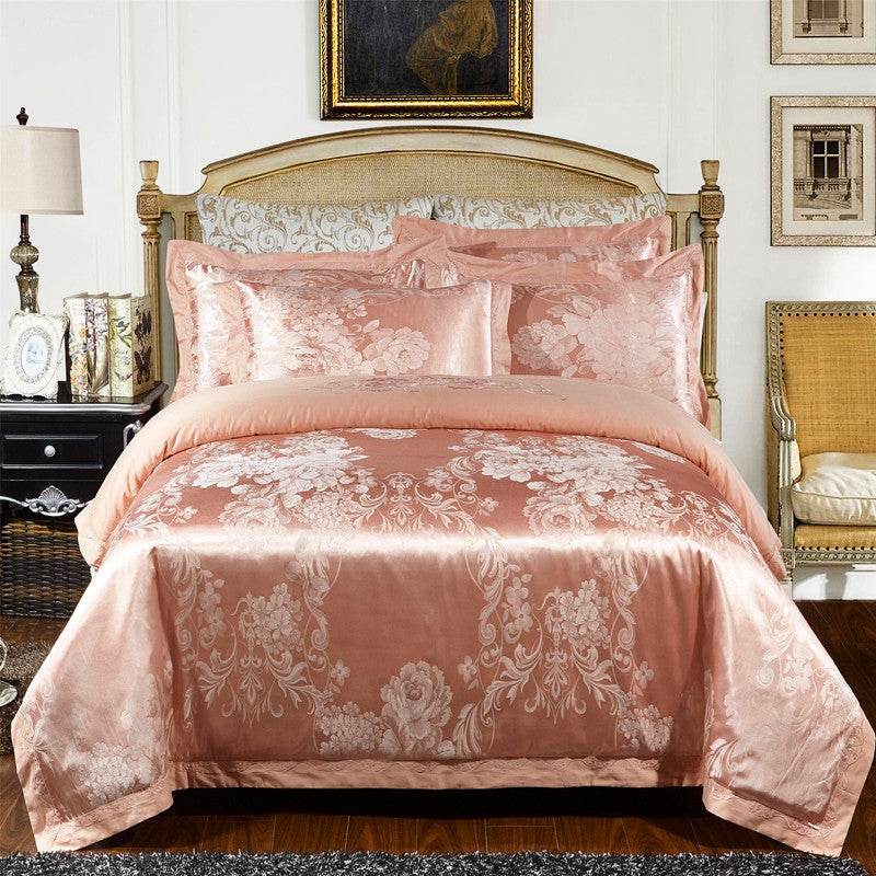 Four sets of embroidery silk and cotton jacquard - Velora