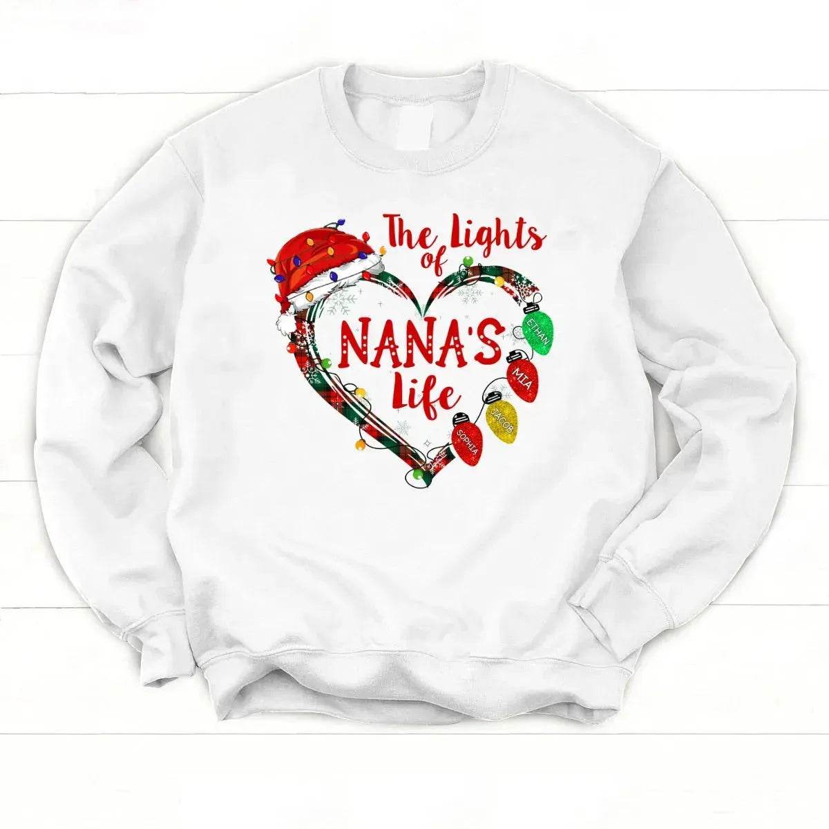 Christmas Sweatshirt White Sweater - Velora
