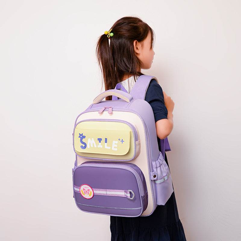 Children's Cartoon Letters British Style Schoolbag - Velora