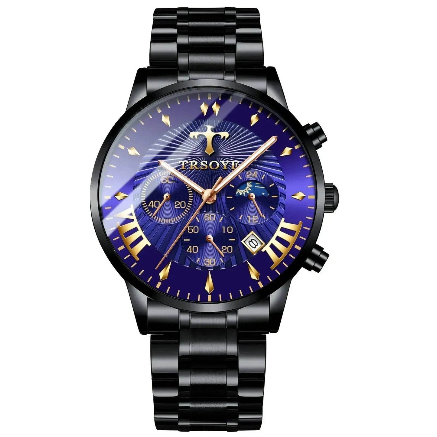 Business Quartz Watch Leisure Calendar Men's Luminous Waterproof Watch - Velora