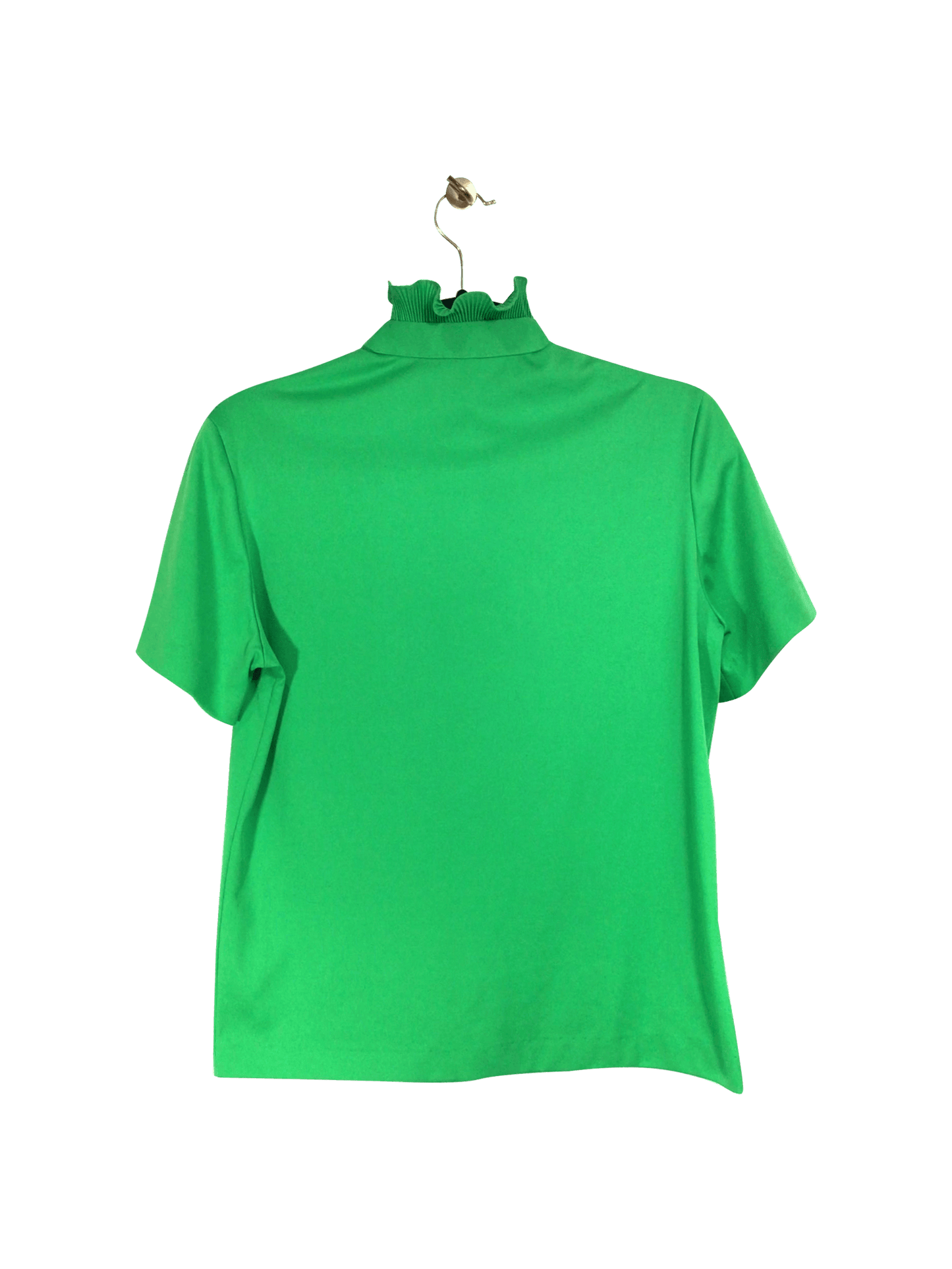 MARDI MODES Regular fit Button-down Top in Green - 10 - Velora