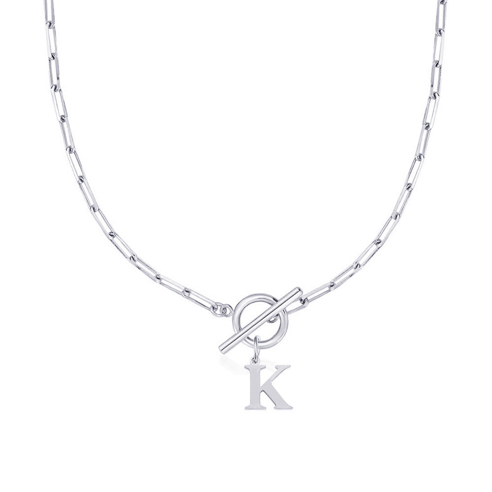 26 Letters Pendant Necklace For Women