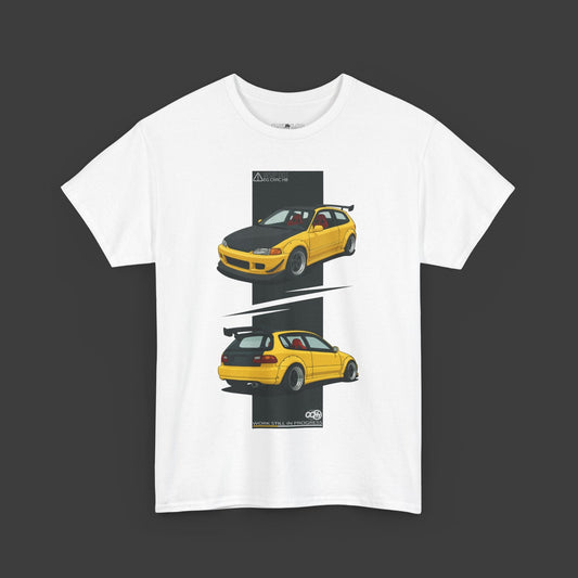 EG Hatch WSIP - ClutchCloth Automotive Graphic T-Shirt - Velora