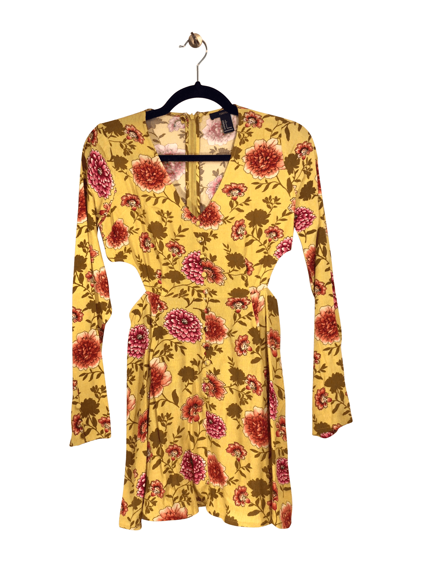 FOREVER 21 Wrap Dress Regular fit in Yellow - S - Velora