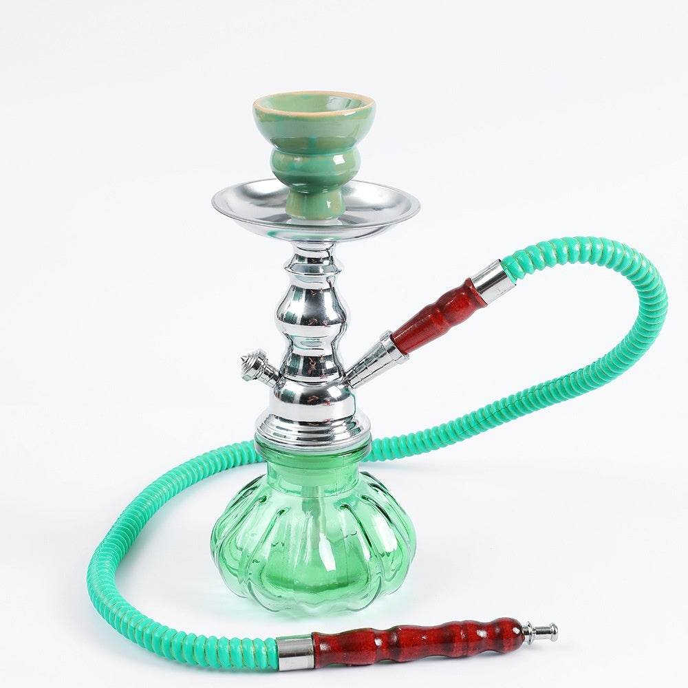 Small Size Iron Single And Double Pipe Hookah Suit - Velora