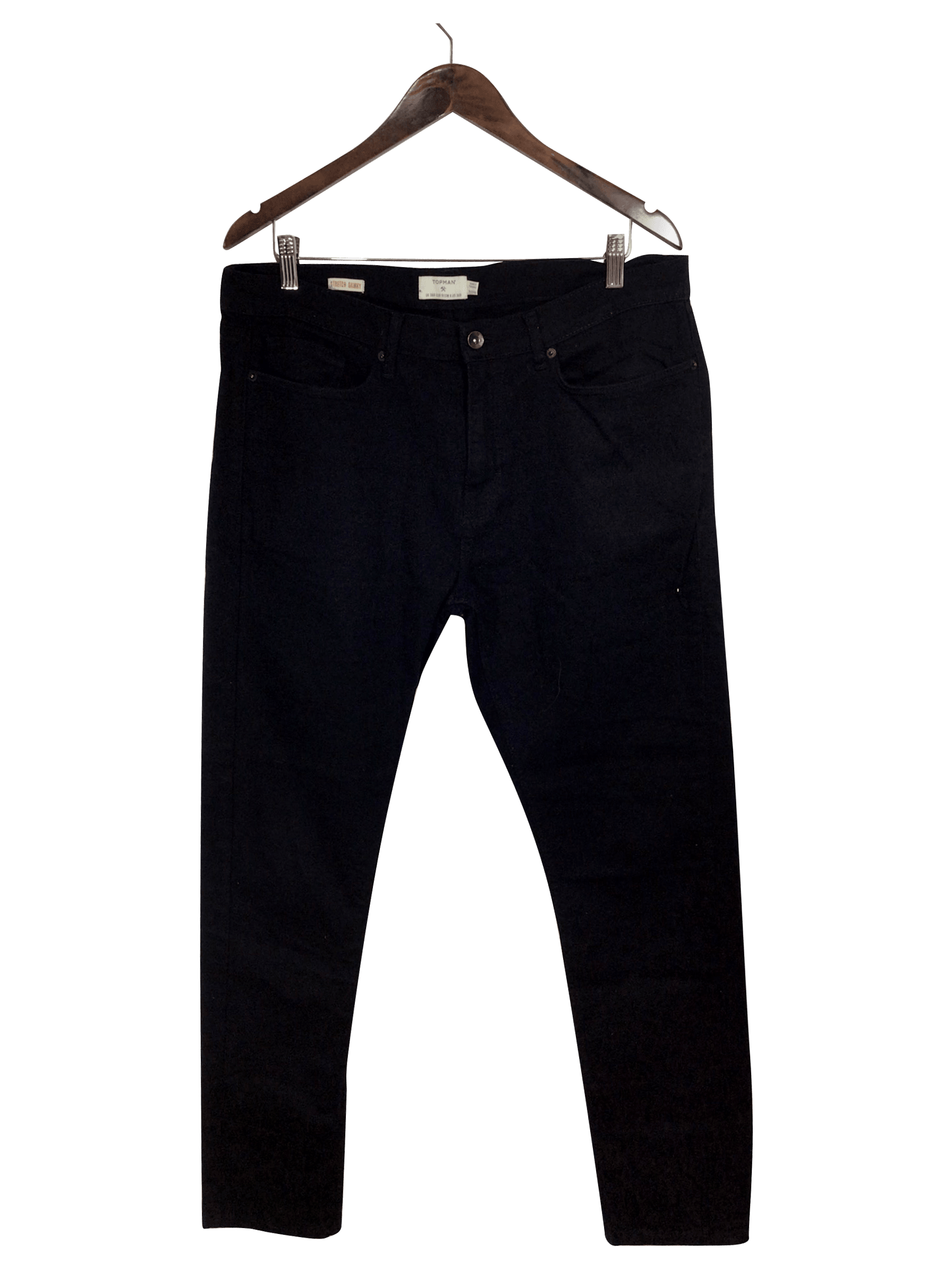 TOPMAN Straight-legged Jeans Regular fit in Black - 36 - Velora